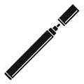 Electronical cigarette icon, simple style