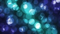Electronically generated, bubble bokeh background.