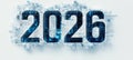 Electronics Board Background Showing Futuristic Circuit Technology With The Year 2026