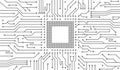 Electronics board. Circuit board electronic hi tech pattern. Vector abstract computer chip