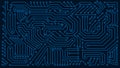 Electronics board. High tech circuit board vector background. Artificial intelligence circuit line style. Smart network