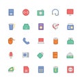 Electronics Colored Vector Icons 7