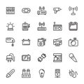 Electronics Colored Vector Icons 5