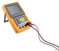 Digital Multimeter instrument isolated on white background Royalty Free Stock Photo
