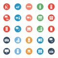 Electronics Equipment Isolated Vector Icons Set that can be easily Edited or Modified
