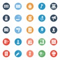 Electronics Equipment Isolated Vector Icons Set that can be easily Edited or Modified