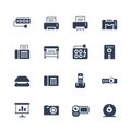 Electronics and Gadgets Icon Set