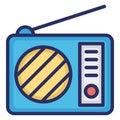 Electronics, media isolated Vector Icon which can easily modify or edit