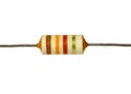 Electronics resistor Royalty Free Stock Photo