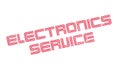 Electronics Service rubber stamp