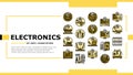 electronics technician technology landing header vector