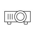 Electronics Vector icon which can be easily modified or editElectronics, movie projector, multimedia, projector, video projector,