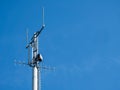 Electrosmog risk antenna electric wave Royalty Free Stock Photo