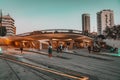 Eleftheria Square in Nicosia, Cyprus. Landscape city photography urban modern futuristic architecture