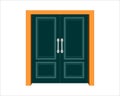 Elegan door vector illustration Royalty Free Stock Photo