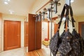 Elegance anteroom interior in warm tones