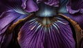 elegance and beauty in vibrant, multi colored petals ,generative AI