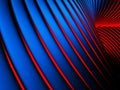 Elegance blue red wave stripe wall background Royalty Free Stock Photo