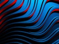 Elegance blue red wave stripe wall background Royalty Free Stock Photo