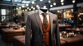 Elegance Defined: Men& x27;s Suit Store Interior