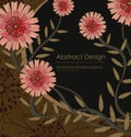 Elegance floral background