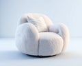 elegance futuristic armchair. Generative AI