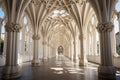 The Elegance of Gothic Illuminated Ribbed Vault
