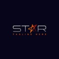 Elegance letter Star logo design template Royalty Free Stock Photo