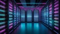 Elegance Unveiled: RackArtistry Lumina\'s Data Revelation. AI generate