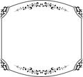 Elegance vector frame