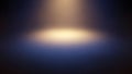 Abstract Golden Light Beam on Dark Blue Background Royalty Free Stock Photo