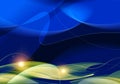 Elegant abstract blue background