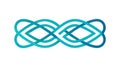 Elegant abstract celtic knot pattern in a continuous loop, vector design Generative AI Royalty Free Stock Photo