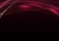 Elegant abstract dark background design with purple curves and space for your text Royalty Free Stock Photo