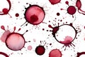 Elegant abstract design featuring wine stains and splatters, perfect for backgrounds Royalty Free Stock Photo