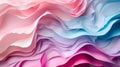 Elegant abstract design of wavy silk fabric. pink and blue gentle waves create a soft, flowing texture. ideal for Royalty Free Stock Photo