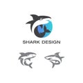Elegant Abstract Shark Design Concept Illustration Inspiration Design