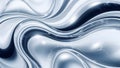 Elegant Abstract Silver Blue Wavy Flow Background Royalty Free Stock Photo