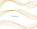 A Elegant abstract vector wave line futuristic style background template Royalty Free Stock Photo