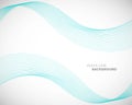 A Elegant abstract vector wave line futuristic style background template Royalty Free Stock Photo