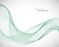 A Elegant abstract vector wave line futuristic style background template Royalty Free Stock Photo