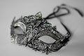 An elegant antique black mask Royalty Free Stock Photo