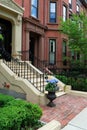 Elegant Back Bay Townhouse Royalty Free Stock Photo