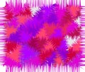Elegant background, tapestries, assembled from feather-like colored shapes. Royalty Free Stock Photo