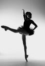 Elegant Ballet Dancer With Artistic Lighting