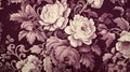 Elegant Baroque Wallpaper Background AI Generated Royalty Free Stock Photo