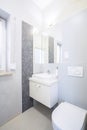 Elegant bathroom in new house Royalty Free Stock Photo