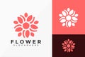 Elegant Beauty Flower Logo Design Minimalist Logos Designs Vector Illustration Template