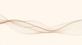 Elegant Beige Abstract Wave Lines Background Royalty Free Stock Photo