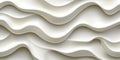 Elegant Beige Wave-form Background, Textural 3D Pattern Of gentle, seamless Waves Minimalist style Royalty Free Stock Photo